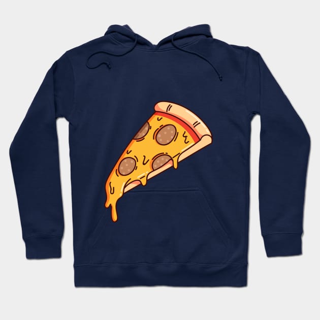 Pizza slice, pizza pice, pizza stickers, pizza sticker, pizza mask, pepperoni sticker, pepperoni mask Hoodie by crocozen